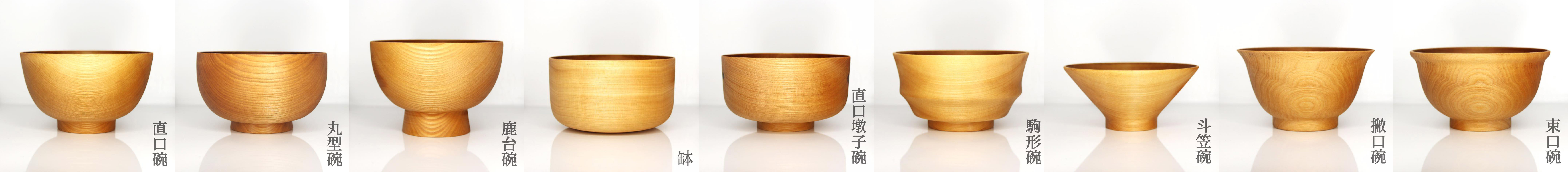 詳細木碗形狀資料